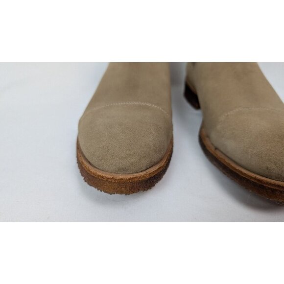 TAFT Outback Chelsea Boots Men 43 US 10 Taupe Suede Leather Ankle Booties Shoes - Picture 6 of 13